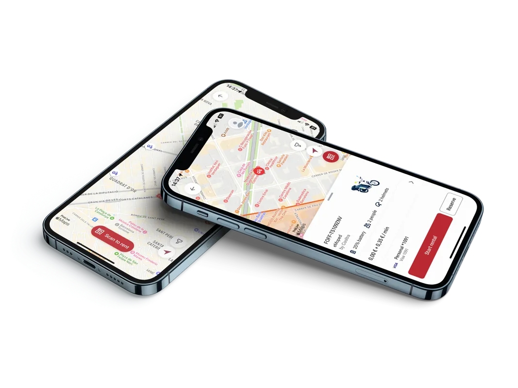 FreeNow app screenshot