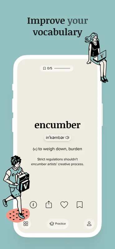 Vocabulary app screenshot 1